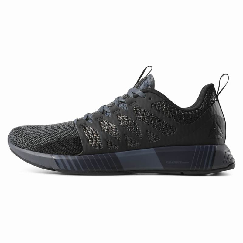 Adidasi Alergare Reebok Fusion Flexweave Cage Barbati Negrii/Gri Romania TU6220DN